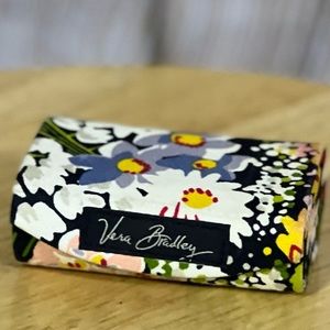 Vera Bradley Double Lipstick Beautiful Floral Fabric Hard Case with Mirror